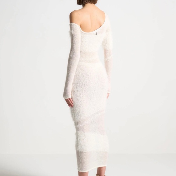 Maniere de Voir Off Shoulder Knitted Maxi Dress - Picture 4 of 4